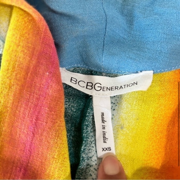 BCBGeneration waterfall cardigan 3/4 bell sleeves - Picture 4 of 8